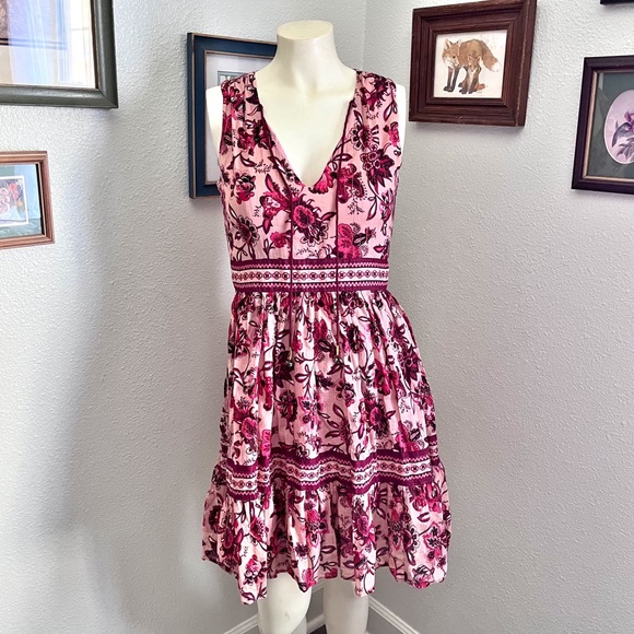 Kate Spade Paisley in Bloom Dress Conch Shell Size 0 - Picture 2 of 14